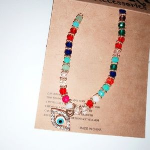 Evil eye multicolor brazalet